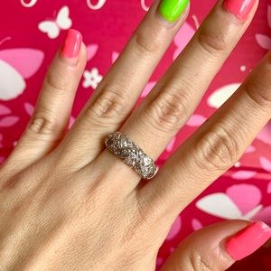 Cocktail CZ ring - size 7
